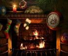 Yangın çorap asılı Noel arifesinde yaktı